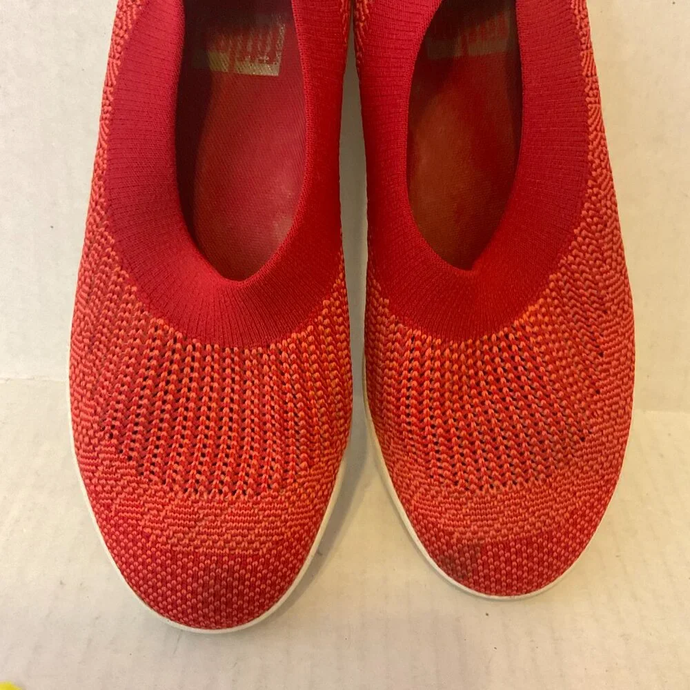 Fitflop Woven Sneaker 7.5 Red